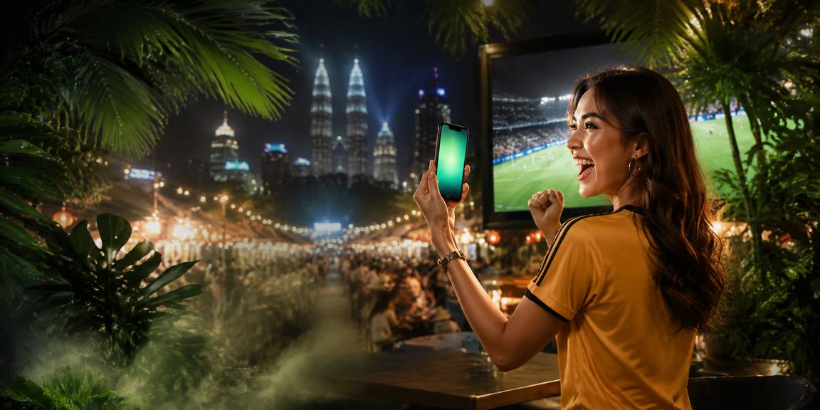 Pengguna Kuala Lumpur menggunakan aplikasi badak178 untuk tuntut bonus selamat datang