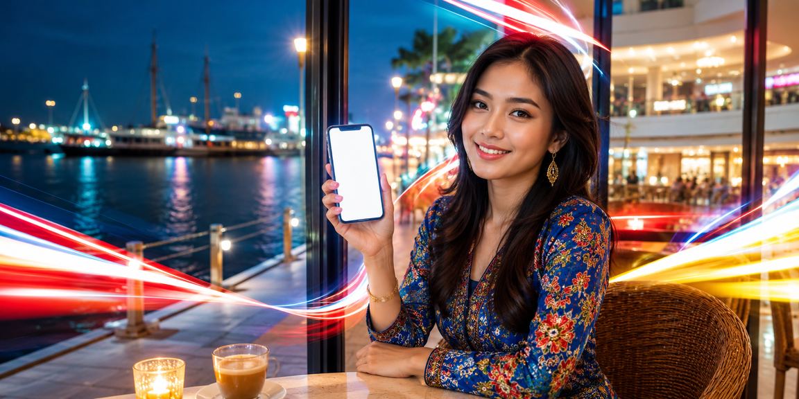 Pengguna Malaysia menggunakan aplikasi badak178 untuk pertaruhan sukan di telefon pintar