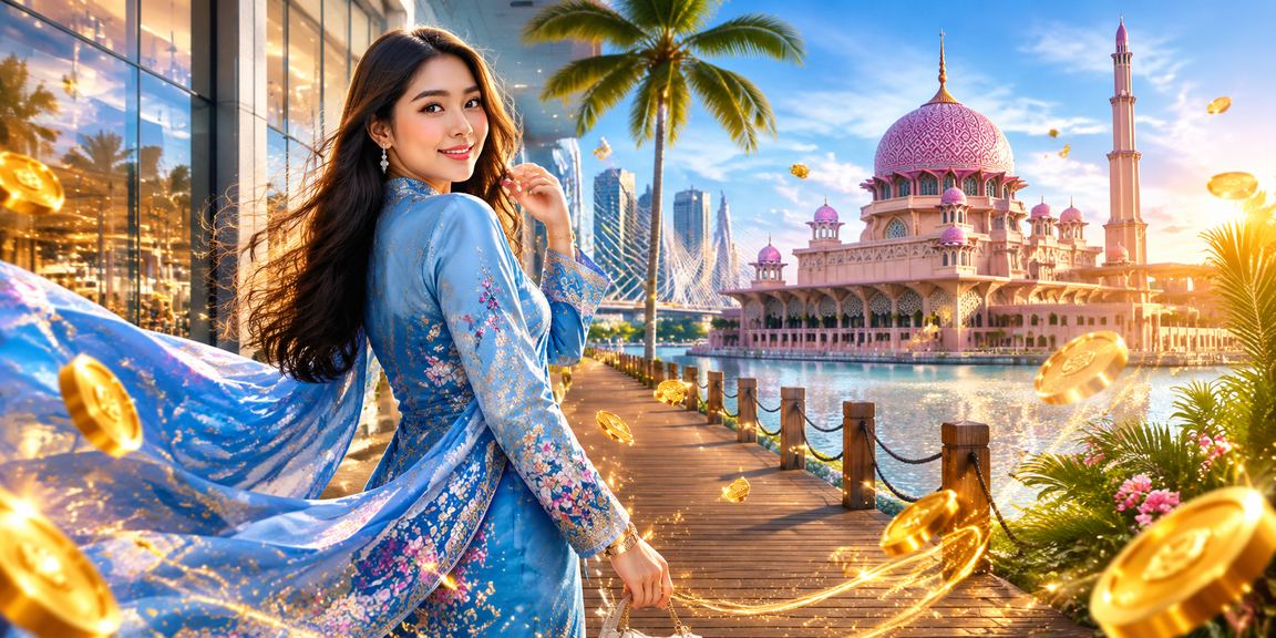 Pengguna Malaysia meneroka pertaruhan Sukan Maya di badak178 berpakaian baju kurung
